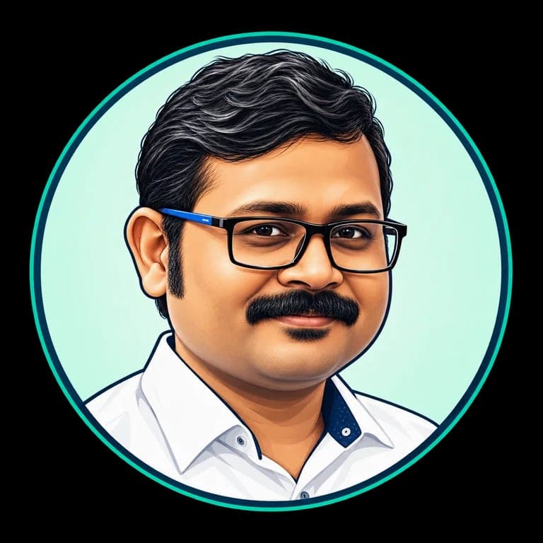Illustrated portrait of Santosh Kumar (Sam K)